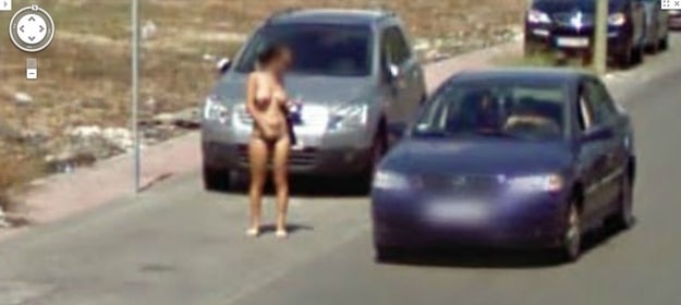 Nude On Google Street View 17